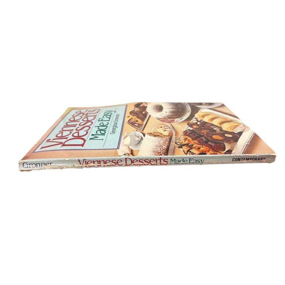 Viennese Desserts Made Easy 1983 Georgina Gronner Paperback Culinary Pastries